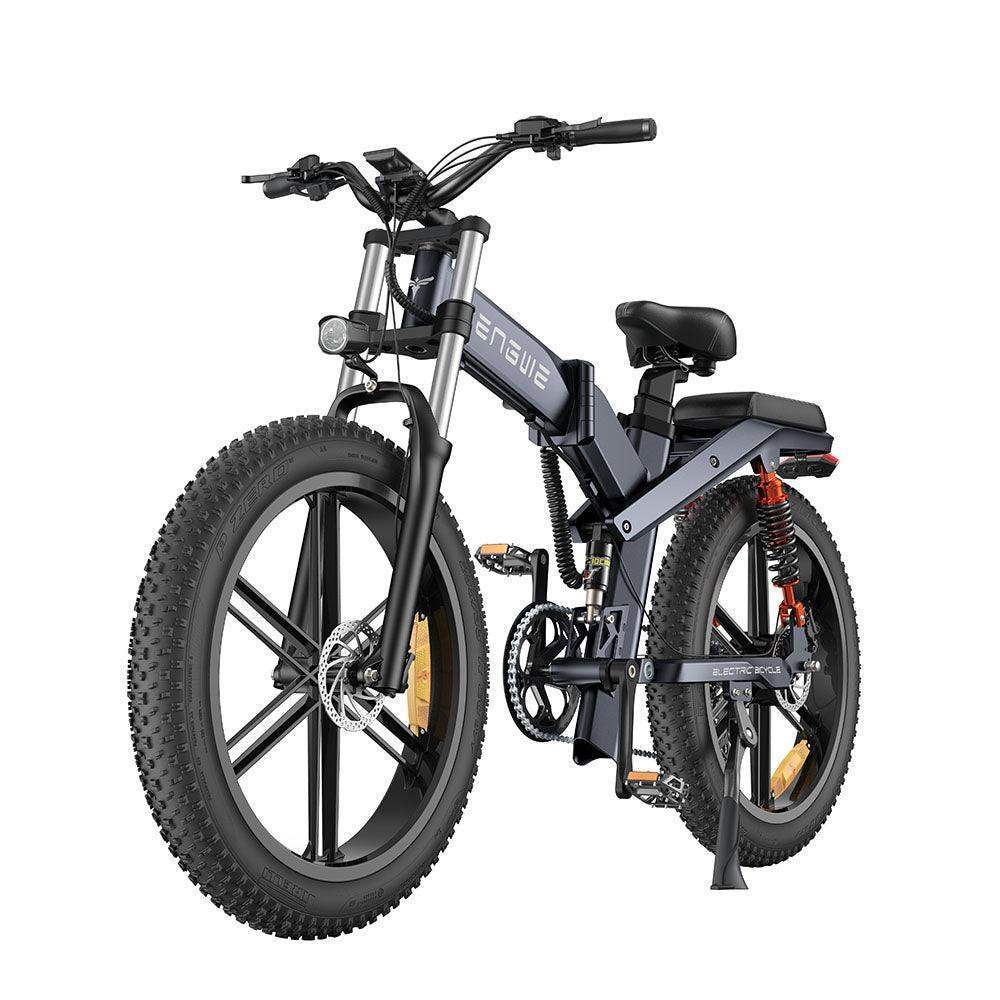 Engwe X26 1000W 26" Fat Bike Foldable E-Mountain Bike Dual Batteries EMTB - Buybestgear