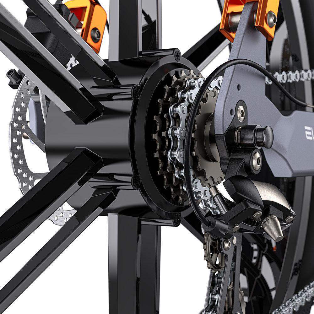 Engwe X26 1000W 26" Fat Bike Foldable E-Mountain Bike Dual Batteries EMTB - Buybestgear