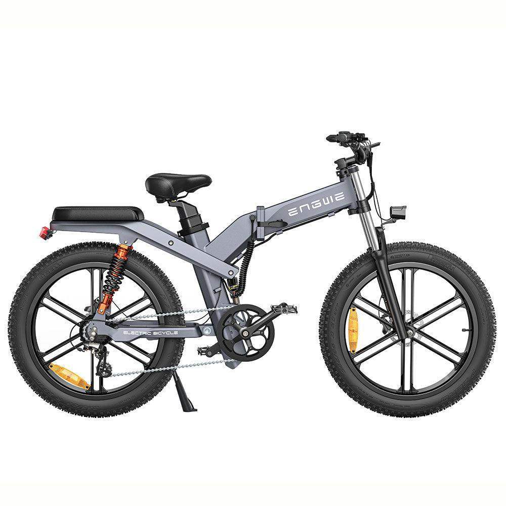 Engwe X26 1000W 26" Fat Bike Foldable E-Mountain Bike Dual Batteries EMTB - Buybestgear