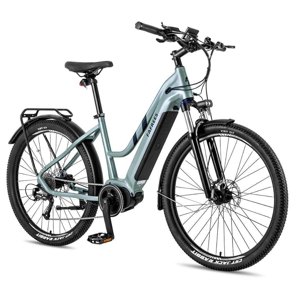 Fafrees FM8 250W 27.5" Mid-Drive Motor Electric Trekking Bike 522Wh City E-bike 14.5Ah Support App - Buybestgear