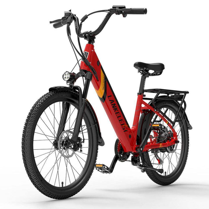 Lankeleisi ES500 Pro 500W 24" Electric Trekking Bike 696Wh City E-bike 48V 14.5Ah Battery - Buybestgear