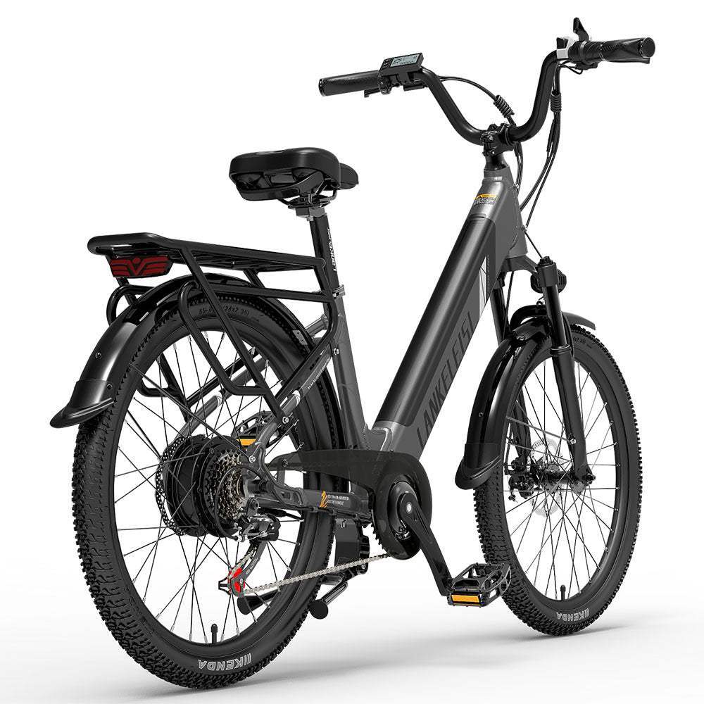 Lankeleisi ES500 Pro 500W 24" Electric Trekking Bike 696Wh City E-bike 48V 14.5Ah Battery - Buybestgear