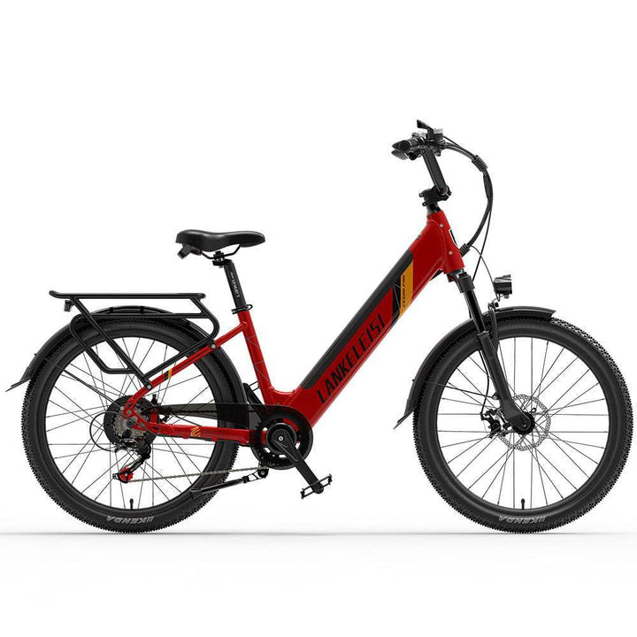 Lankeleisi ES500 Pro 500W 24" Electric Trekking Bike 696Wh City E-bike 48V 14.5Ah Battery - Buybestgear