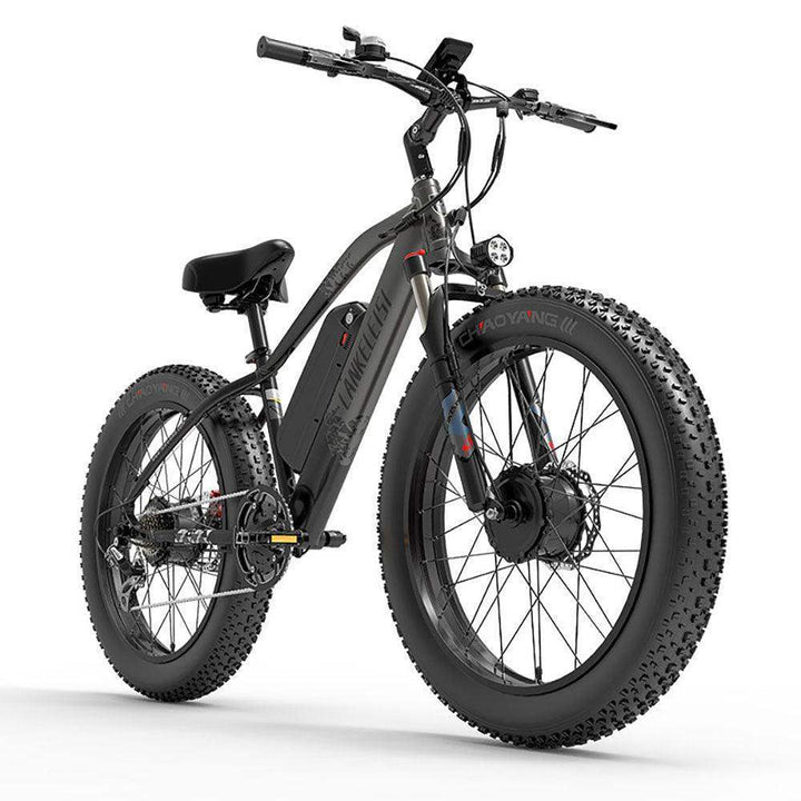 Lankeleisi MG740 PLUS 1000W*2 Dual Motor 26" Fat Bike 960Wh Hardtail E-Mountain Bike EMTB 48V 20Ah Battery - Buybestgear