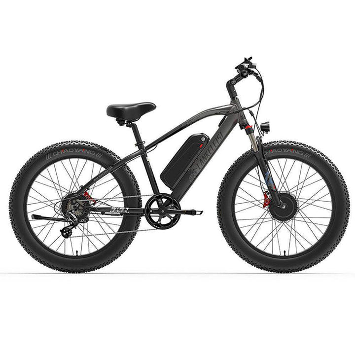 Lankeleisi MG740 PLUS 1000W*2 Dual Motor 26" Fat Bike 960Wh Hardtail E-Mountain Bike EMTB 48V 20Ah Battery - Buybestgear