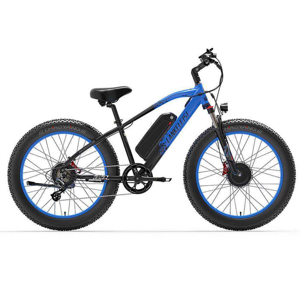 Lankeleisi MG740 PLUS 1000W*2 Dual Motor 26" Fat Bike 960Wh Hardtail E-Mountain Bike EMTB 48V 20Ah Battery - Buybestgear