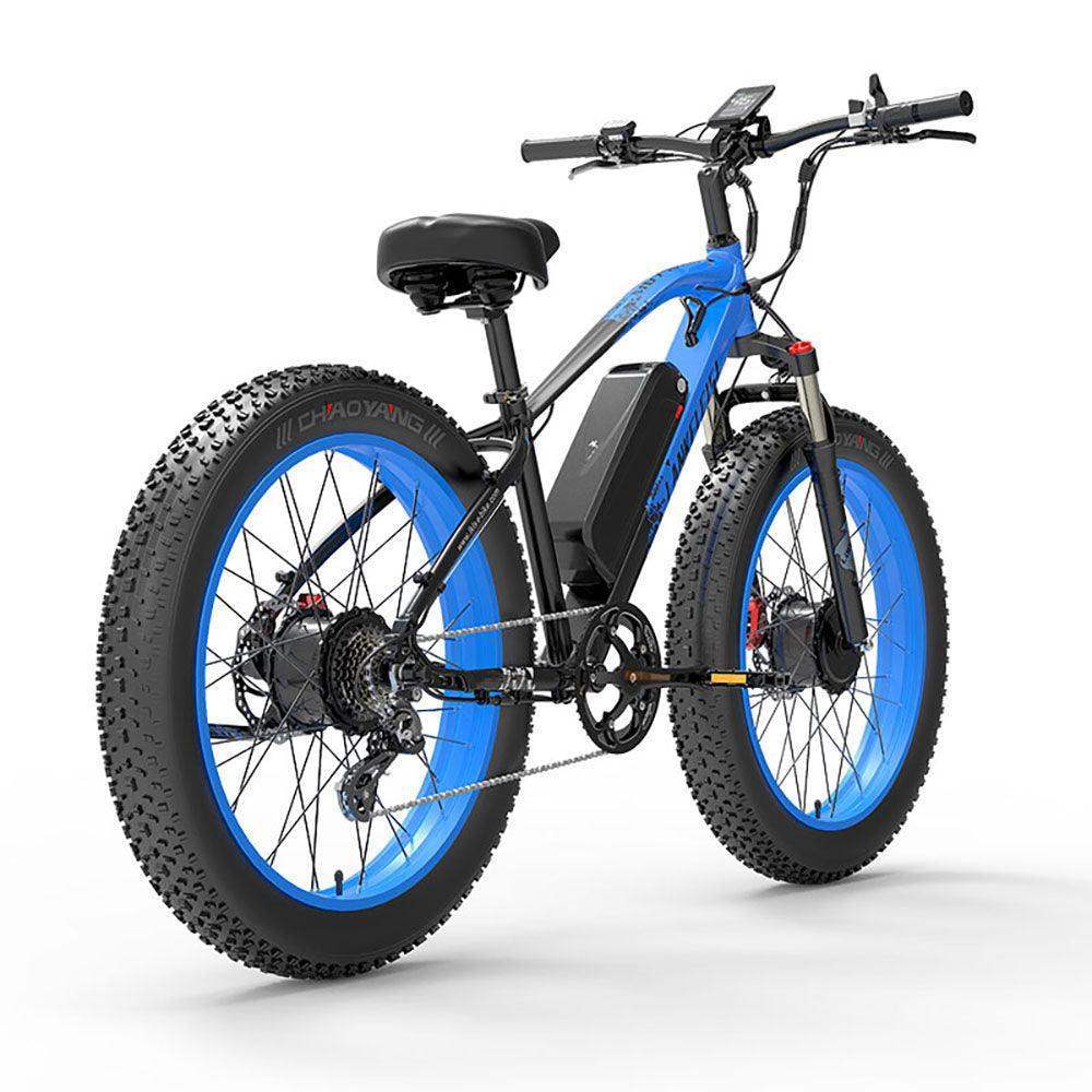 Lankeleisi MG740 PLUS 1000W*2 Dual Motor 26" Fat Bike 960Wh Hardtail E-Mountain Bike EMTB 48V 20Ah Battery - Buybestgear