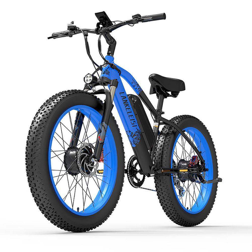 Lankeleisi MG740 PLUS 1000W*2 Dual Motor 26" Fat Bike 960Wh Hardtail E-Mountain Bike EMTB 48V 20Ah Battery - Buybestgear