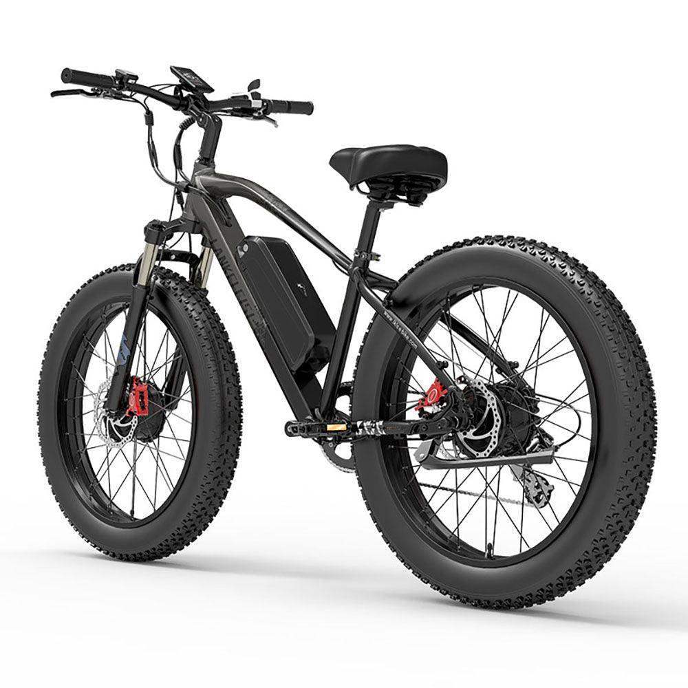 Lankeleisi MG740 PLUS 1000W*2 Dual Motor 26" Fat Bike 960Wh Hardtail E-Mountain Bike EMTB 48V 20Ah Battery - Buybestgear