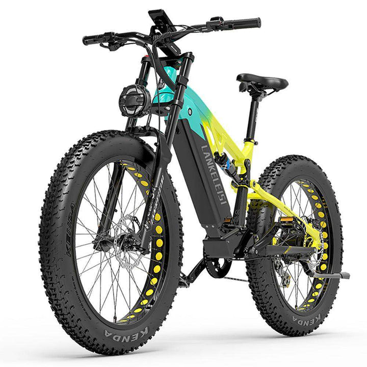 Lankeleisi RV800 Plus 750W Bafang Motor 26" Fat Bike 960Wh Full Suspension E-Mountain Bike E-MTB 48V 20Ah Battery - Buybestgear