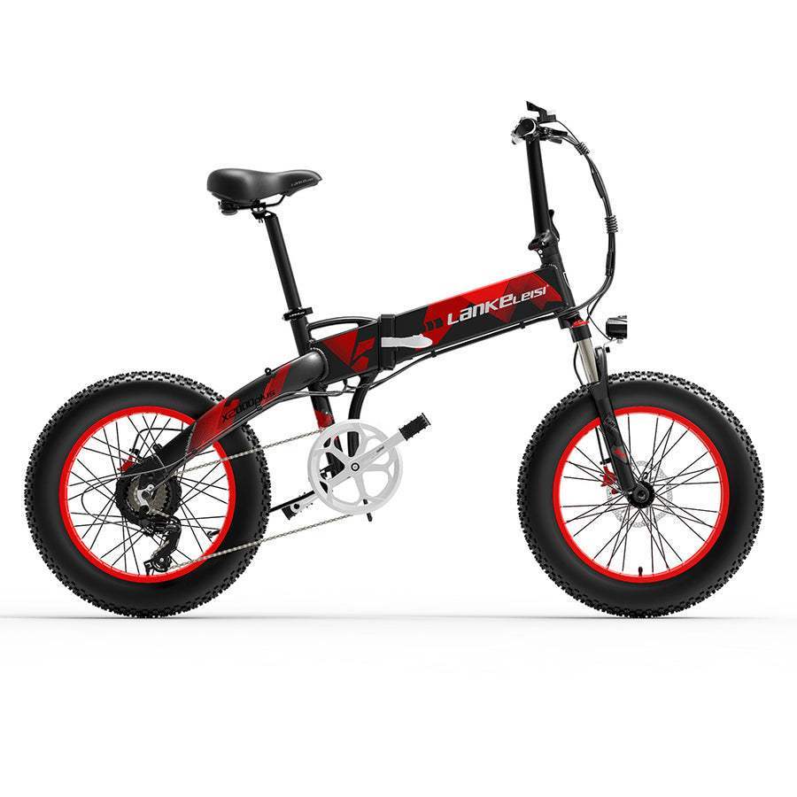 Lankeleisi X2000 Plus 1000W 20" Fat Bike Foldable E-Mountain Bike 12.8Ah 30km/h 100km - Buybestgear