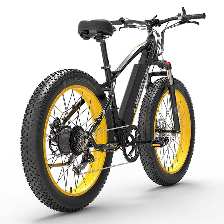 Lankeleisi XC4000 1000W Electric Fat Tire 17.5Ah E Mountain Bike EMTB E-Bike - Buybestgear