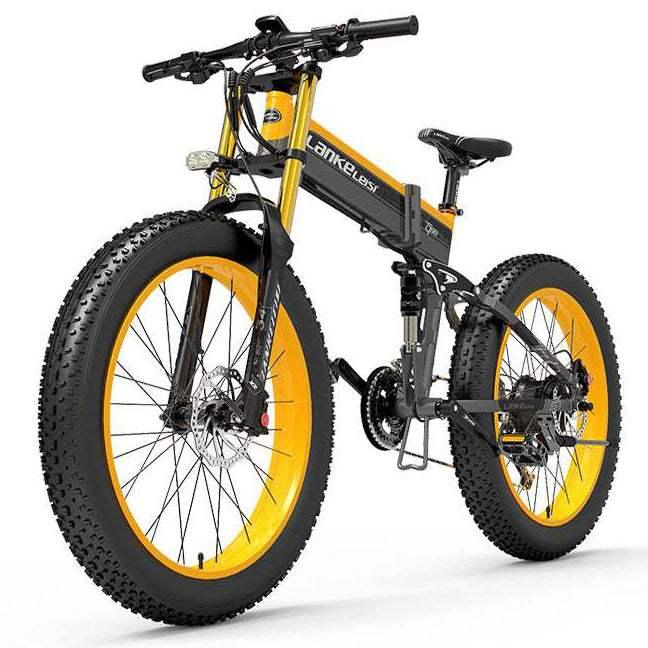 Lankeleisi XT750 Plus 1000W 26" Fat Bike 840Wh Dual Crown Fork Foldable 48V 17.5Ah EMTB - Buybestgear