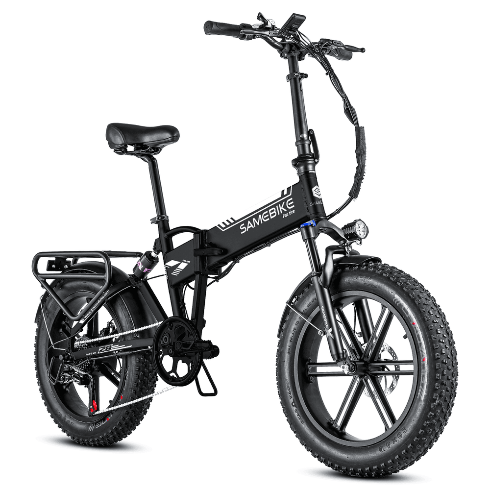 Samebike XWLX09 Silver Arrow 500W 20" Fat Bike Foldable E Mountain Bike EMTB 10Ah E-Bike - Buybestgear